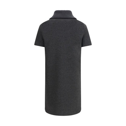 Gucci Gray Cotton Double GG Dress