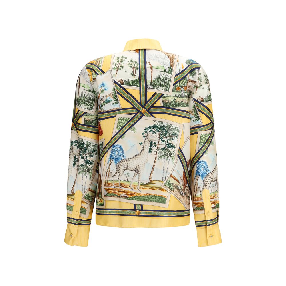 Gucci Printed Silk Twill Shirt - Cruise 2026 Collection