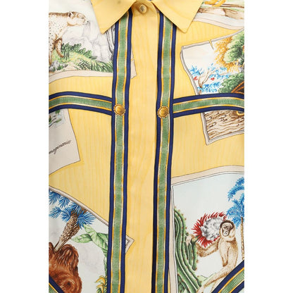 Gucci Printed Silk Twill Shirt - Cruise 2026 Collection