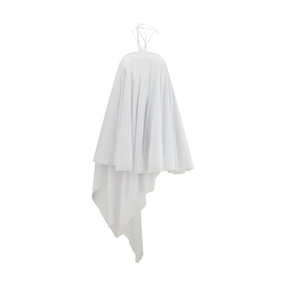 Jacquemus White Cotton La Robe Triangle Dress