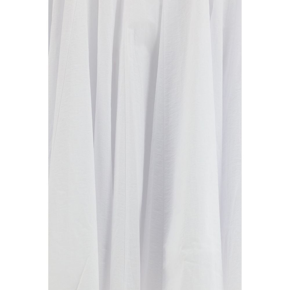 Jacquemus White Cotton La Robe Triangle Dress