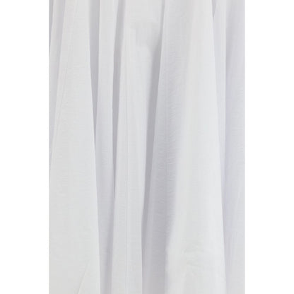 Jacquemus White Cotton La Robe Triangle Dress