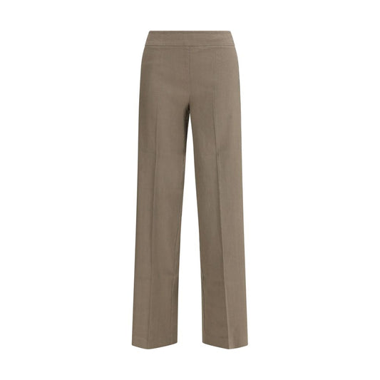 Avenue Montaigne Flavia Beige Linen Casual Pants