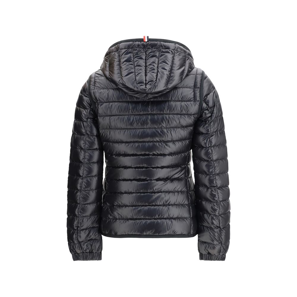 Moncler Grenoble Black Polyamide Full-Length Down Jacket