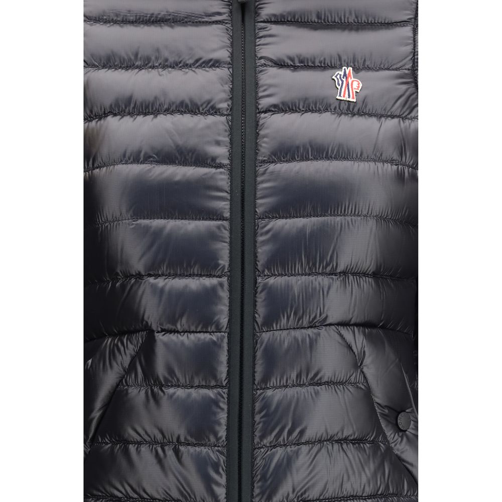 Moncler Grenoble Black Polyamide Full-Length Down Jacket
