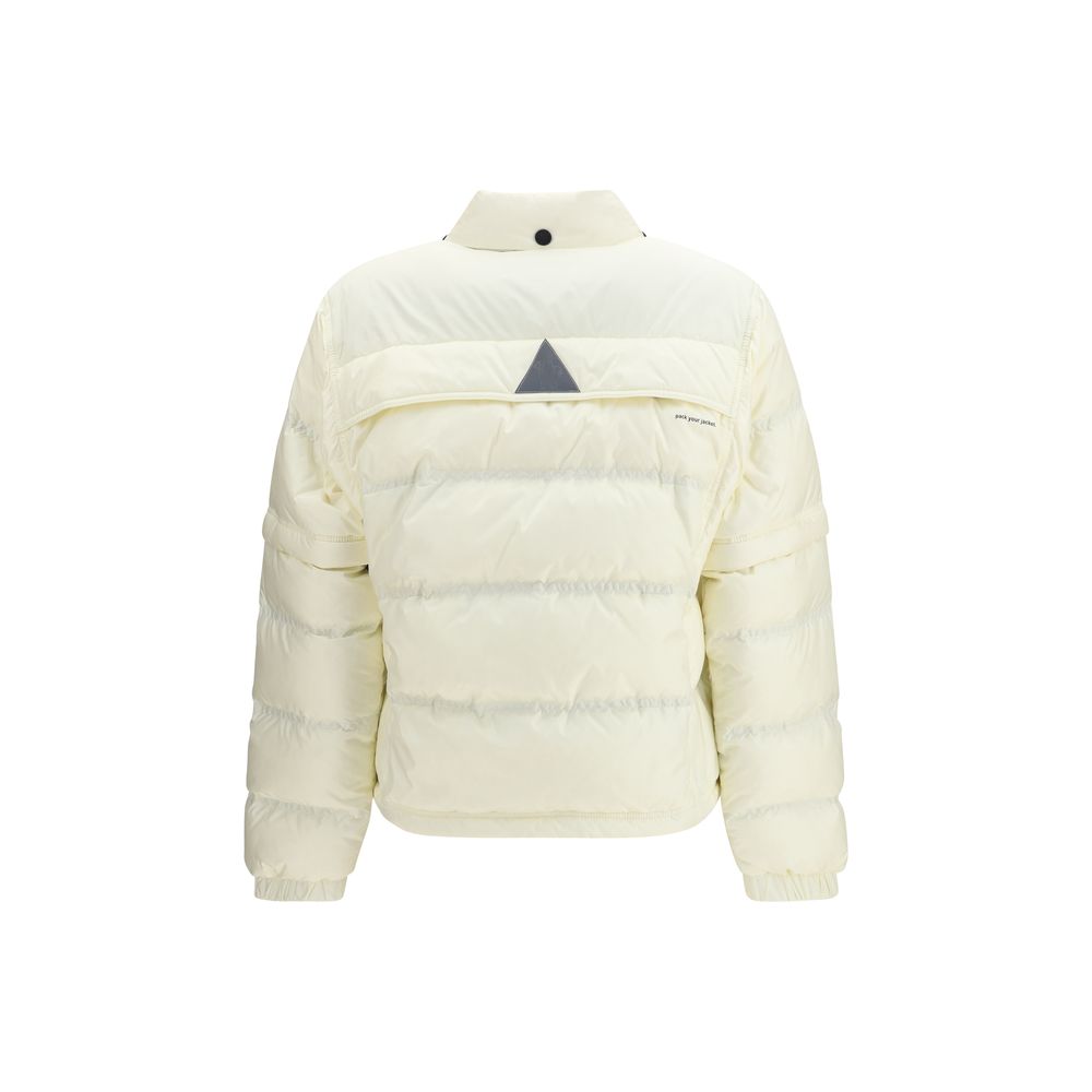 Moncler Grenoble Mauduits Down Jacket in Beige