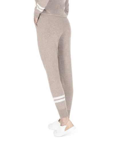 Crown of Edinburgh Cashmere Beige Casual Pants