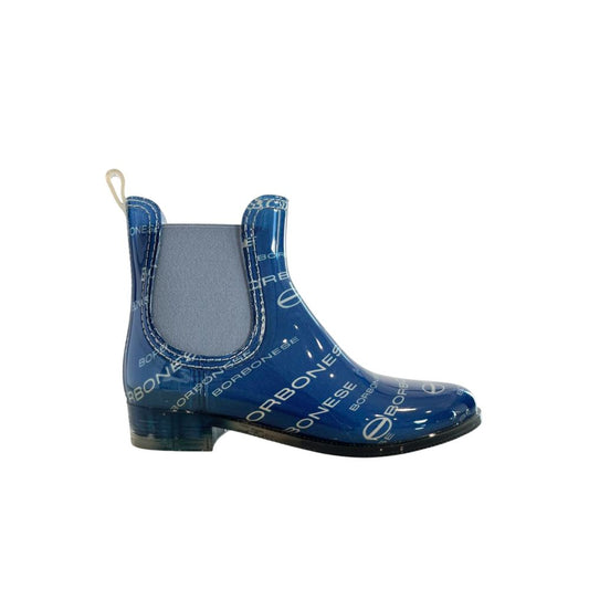 Borbonese Blue Chelsea Rain Boots