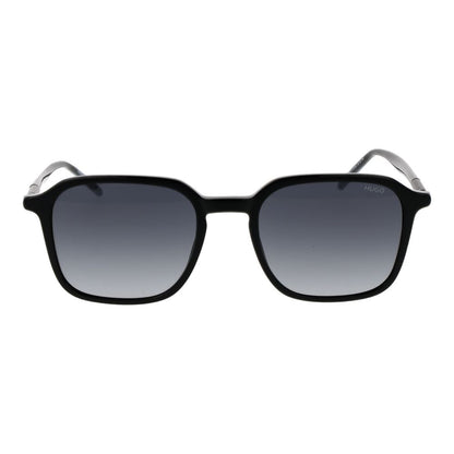 Hugo Boss Unisex Sunglasses – Black Acetate Frame, Grey Gradient Lenses