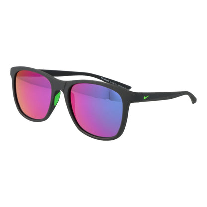 Nike Men’s Sunglasses – Black Full-Rim Frame, Multicolour Mirrored Lenses