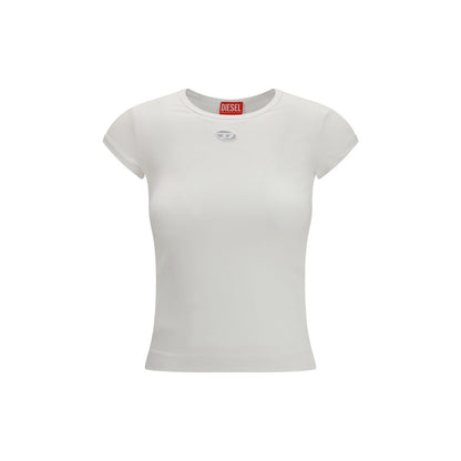 Diesel T-Angie-Od White Cotton T-Shirt