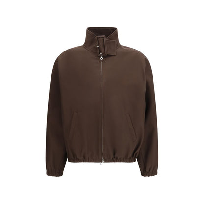 Courrèges Brown Polyester Bomber Jacket