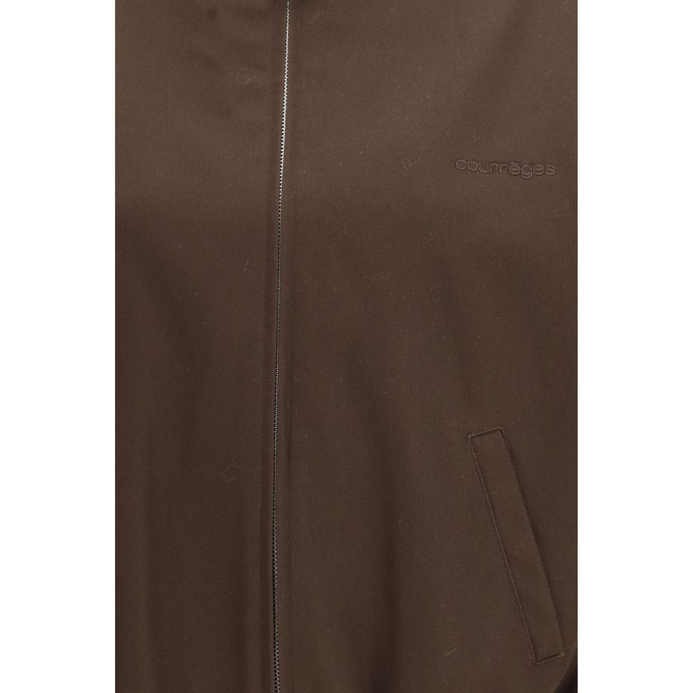 Courrèges Brown Polyester Bomber Jacket