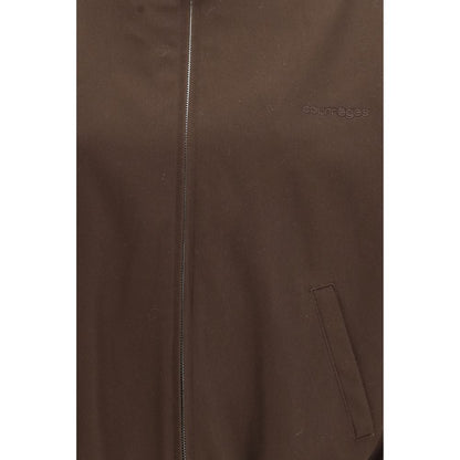 Courrèges Brown Polyester Bomber Jacket