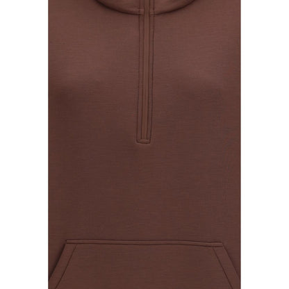 Max Mara Brown Modal Sweatshirt - Radura Hooded Sweatshirt