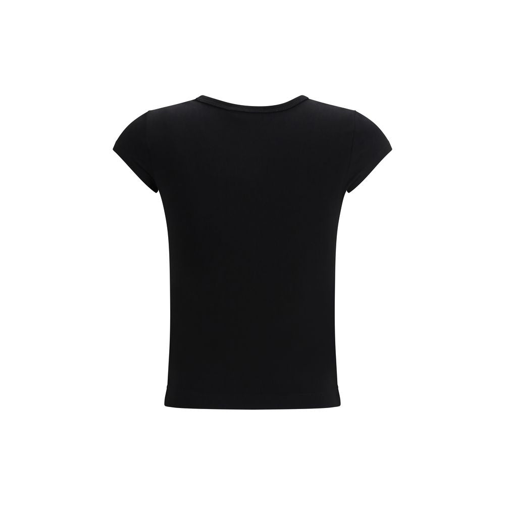 Diesel T-Angie-Od Black Cotton Sportswear T-shirt
