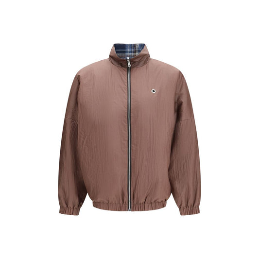 MARBELL Brown Polyamide Bomber Jacket