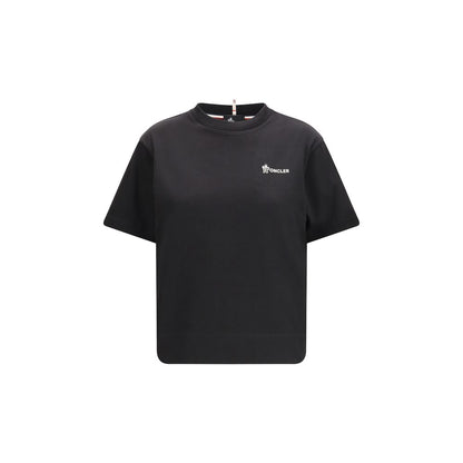 Moncler Grenoble Black Cotton Logo T-Shirt