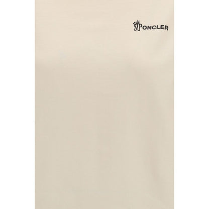 Moncler Grenoble Beige Cotton Sportswear T-Shirt