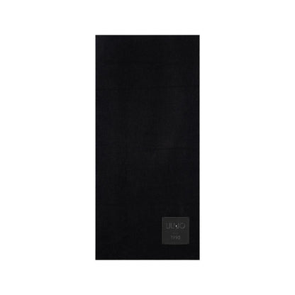 Liu Jo Black Polyester Beanie & Scarf Set