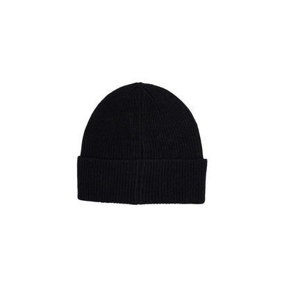 Liu Jo Black Polyester Beanie & Scarf Set