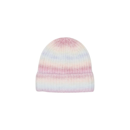 Pieces Multicolor Marabou Beanie and Scarf Set