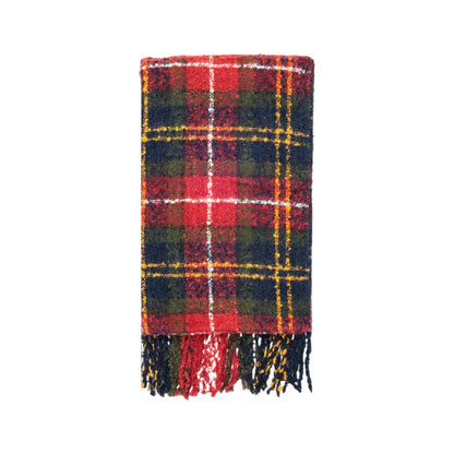 Barbour Bordeaux Polyester Scarf Set