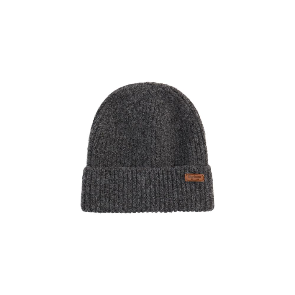 Barbour Gray Polyester Beanie & Blair Scarf Set