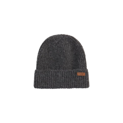 Barbour Gray Polyester Beanie & Blair Scarf Set