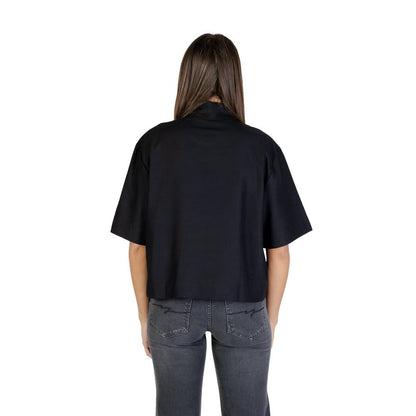 Colcci Black Viscose Shortsleeve Shirt