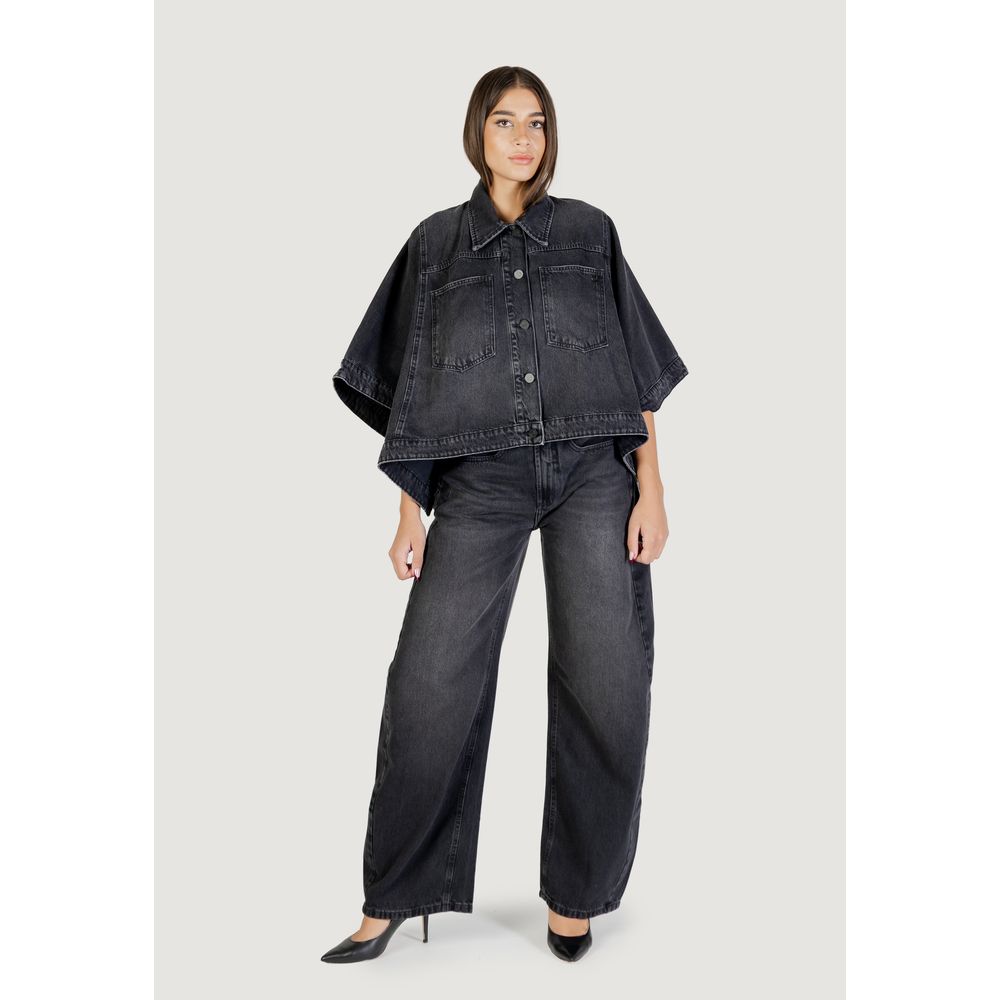 Colcci Black Cotton Denim Jacket