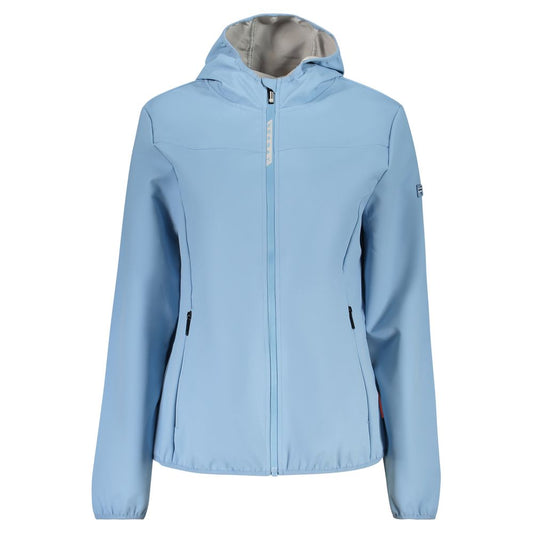 Norway 1963 Azzurro Blue Hooded Shell Jacket for Women