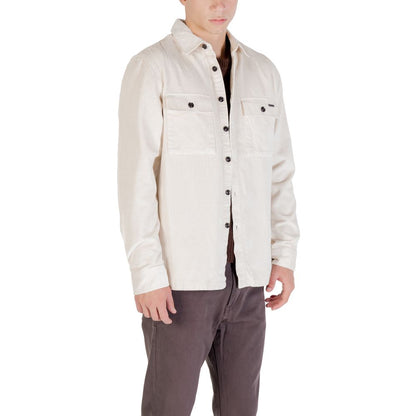 Gianni Lupo OVERSHIRT GL7820S Cream Cotton Shirt