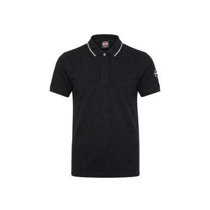 Colmar Originals Black Cotton Polo Shirt for Men