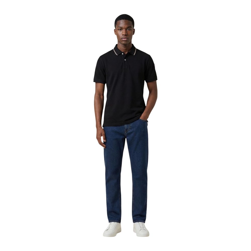 Colmar Originals Black Cotton Polo Shirt for Men