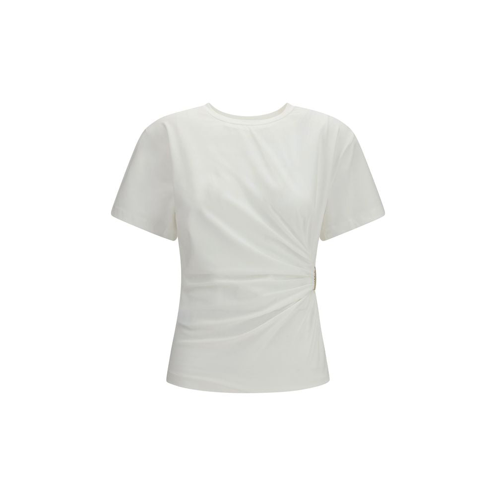 PINKO Mary White Cotton T-Shirt