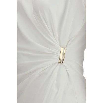 PINKO Mary White Cotton T-Shirt