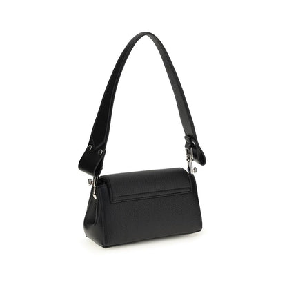 Vivienne Westwood Black Polyurethane Shoulder Bag: The Orb Shoulder Bag