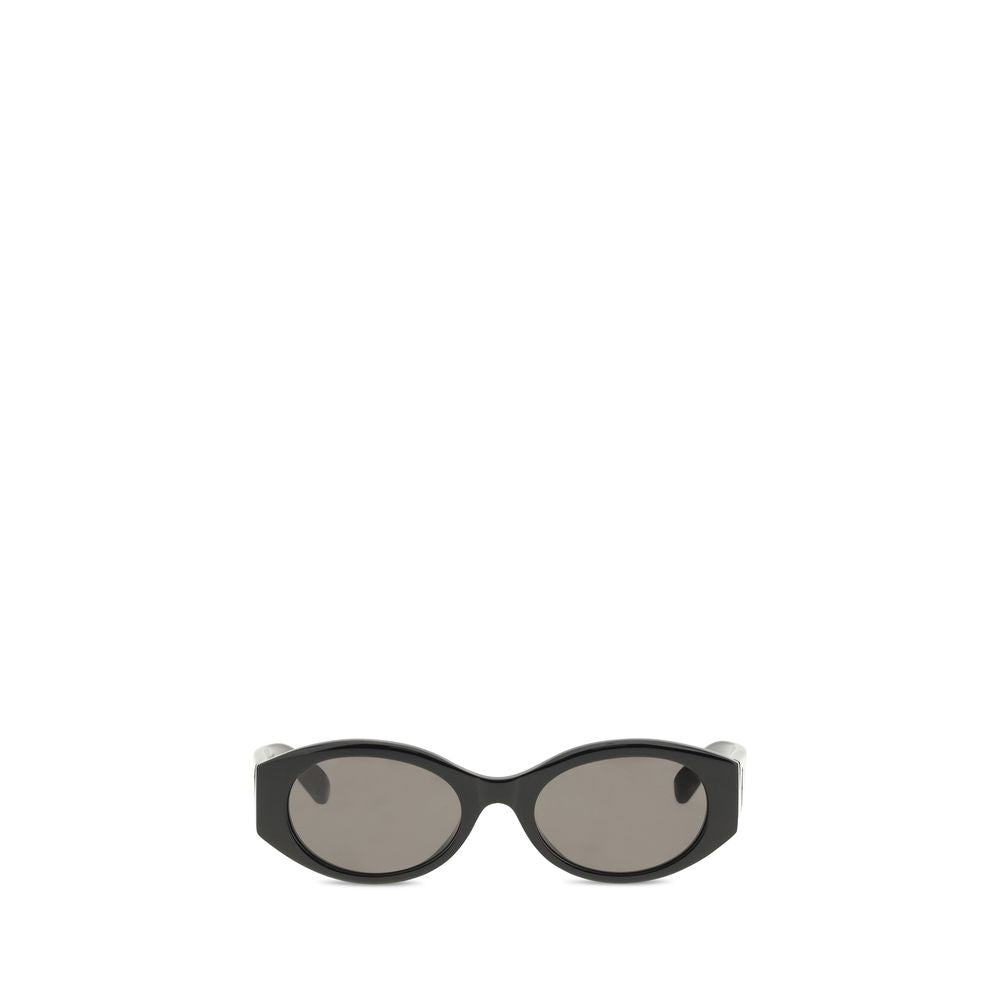 Balenciaga Women’s Sunglasses – Black Round Frame with Bio-Nylon Lenses