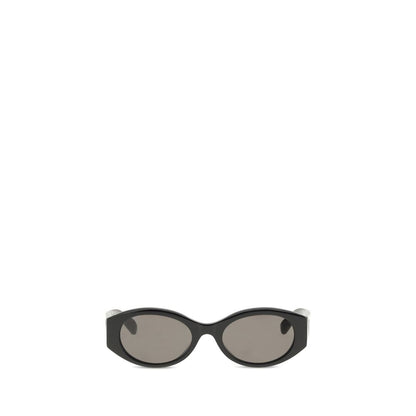Balenciaga Women’s Sunglasses – Black Round Frame with Bio-Nylon Lenses