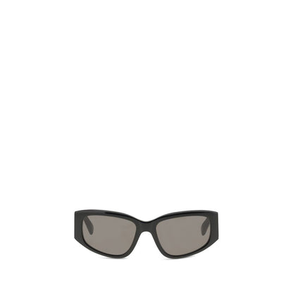 Balenciaga Women’s Sunglasses – Black Rectangular Frame, Bio-Nylon Lenses