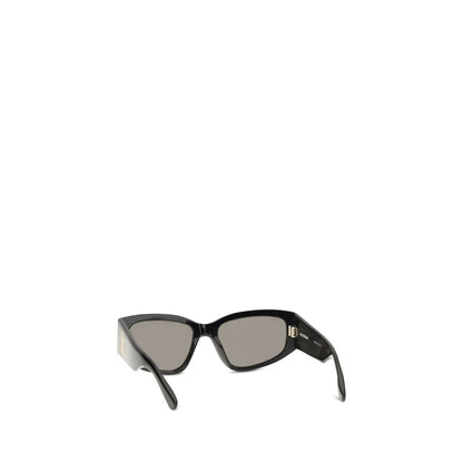 Balenciaga Women’s Sunglasses – Black Rectangular Frame, Bio-Nylon Lenses