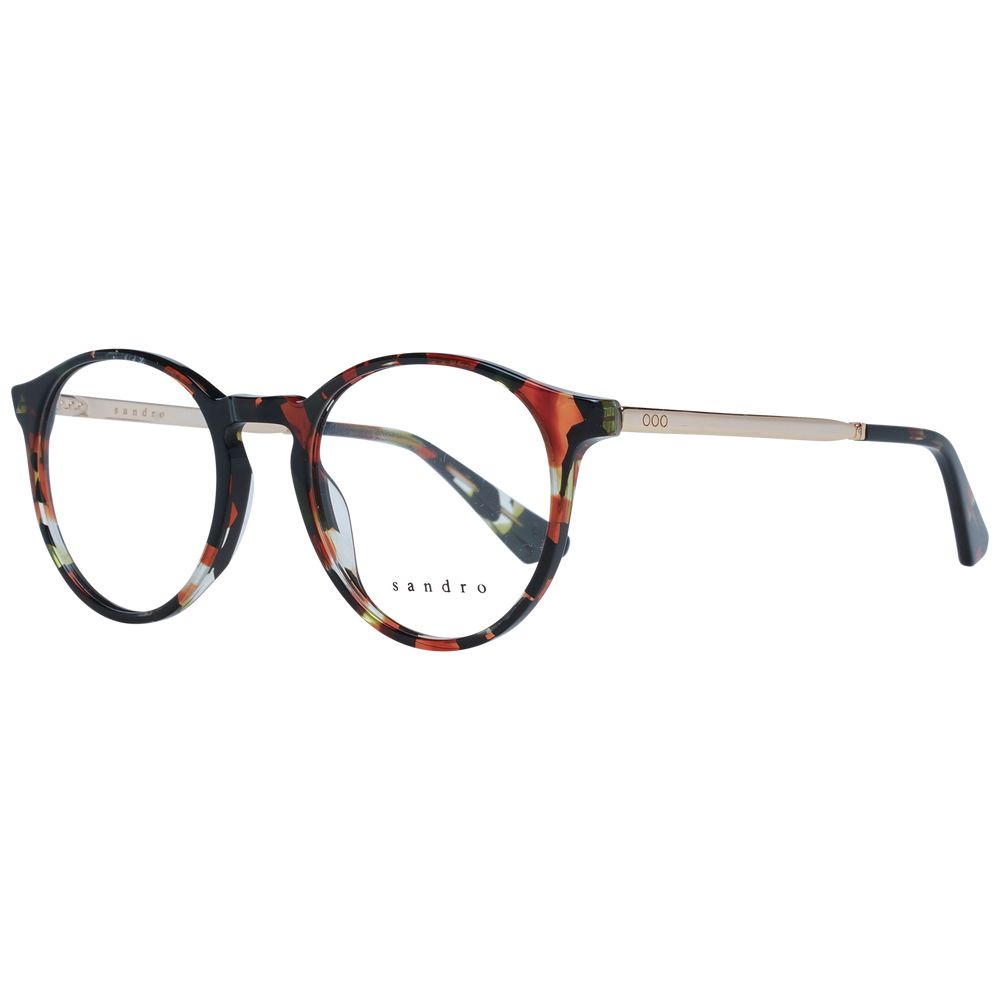 Sandro Women’s Optical Glasses – Brown Round Frame, 49mm