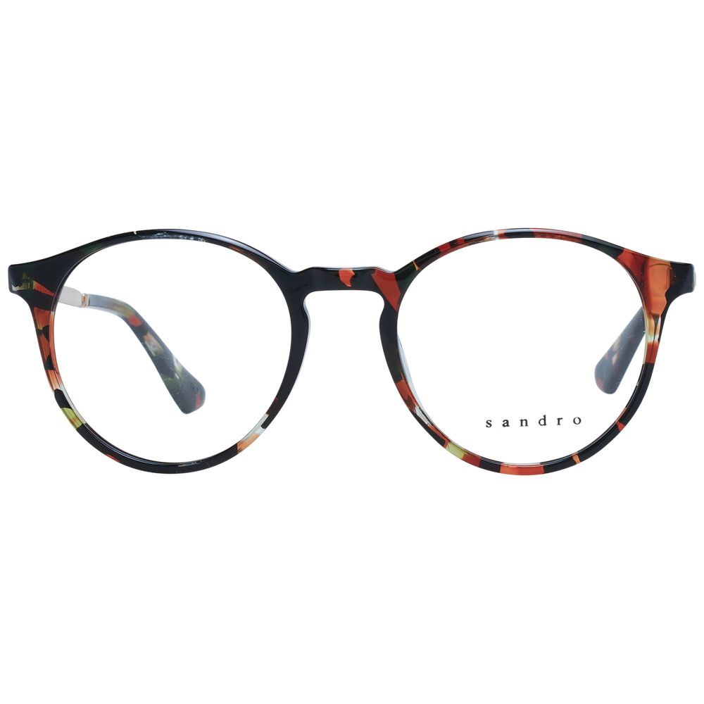 Sandro Women’s Optical Glasses – Brown Round Frame, 49mm