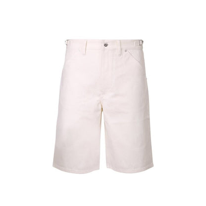 Jil Sander White Cotton Knee Length Trousers for Men