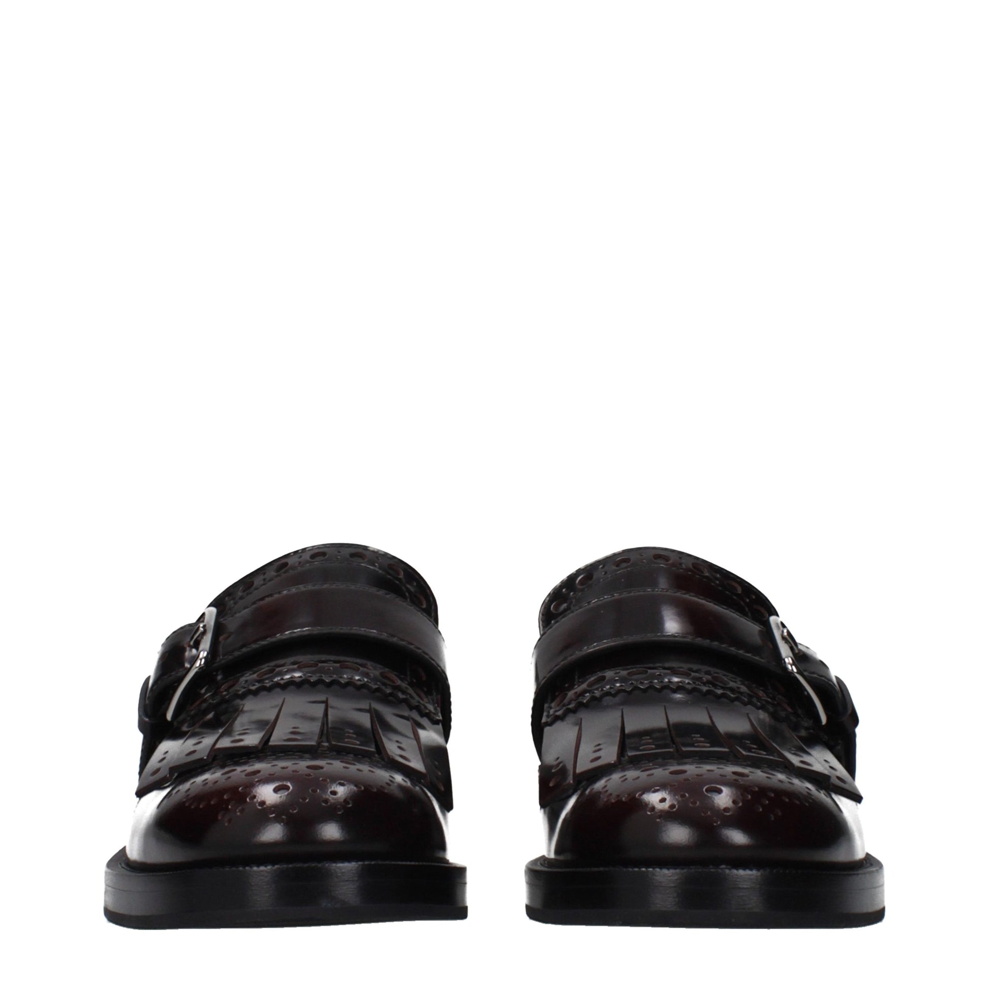 Church's Red Leather Slip-On Loafers