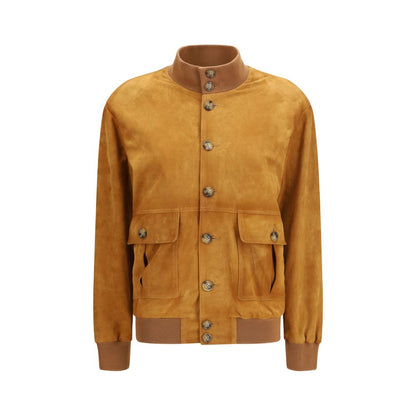 Valstar Brown Goatskin Bomber Jacket
