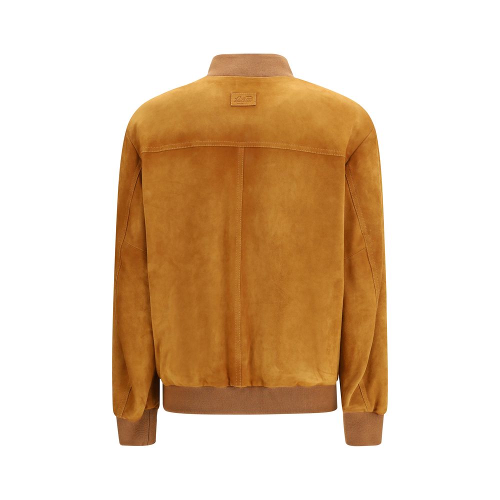 Valstar Brown Goatskin Bomber Jacket