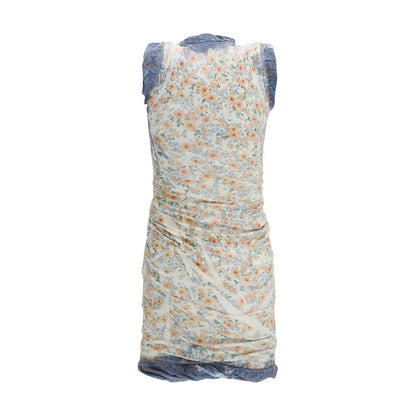 Diesel D-Ayana Multicolor Cotton Casual Dress