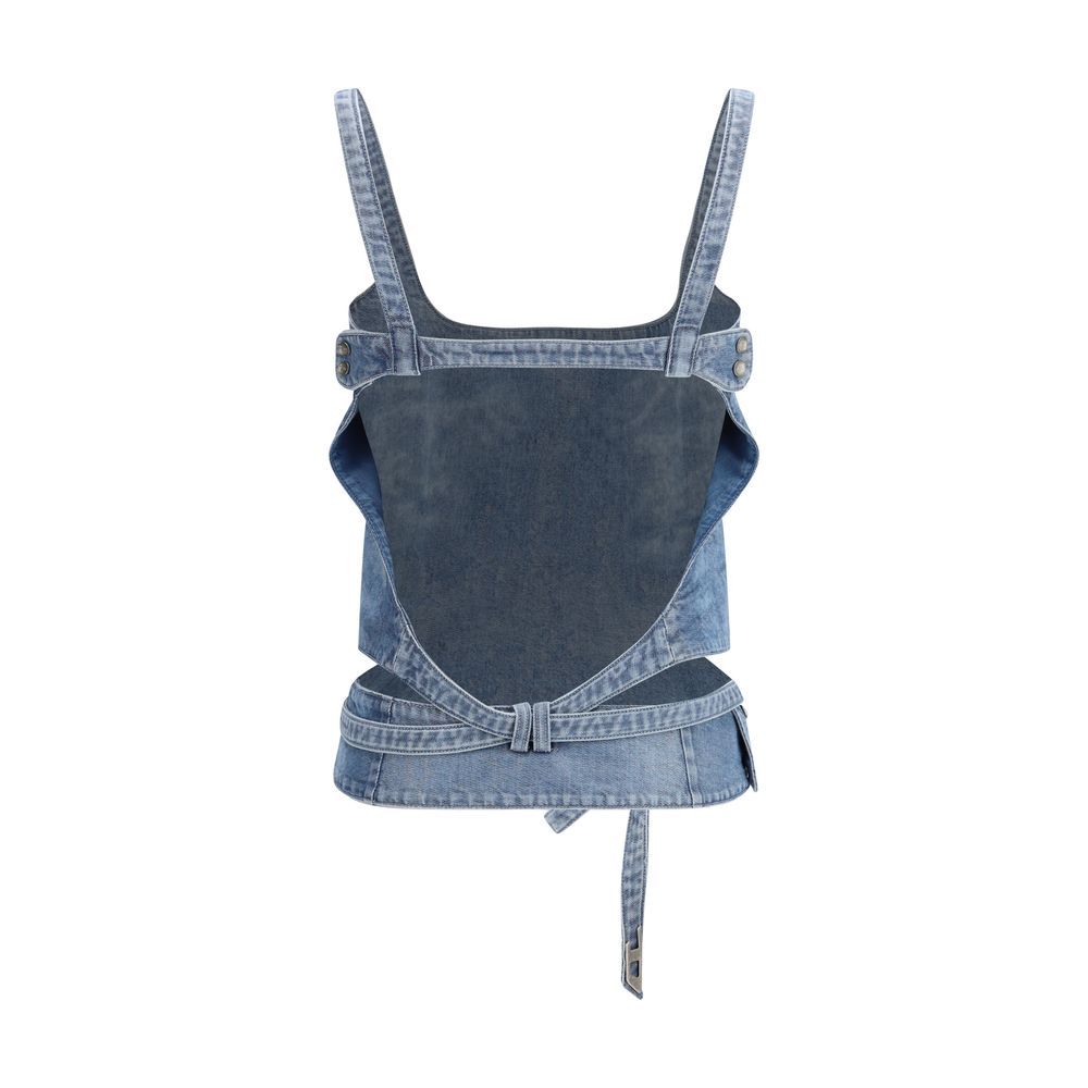 Diesel De-Sayra Blue Denim Shirt